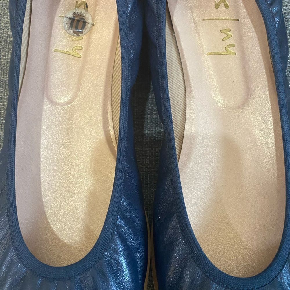 Fs/ny Doorway Navy Blue Flats Women Size 10 - Picture 3 of 8